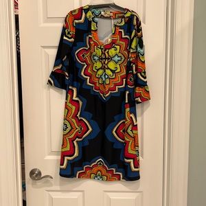 Arusha dress with 3/4 length sleeves. NWT
